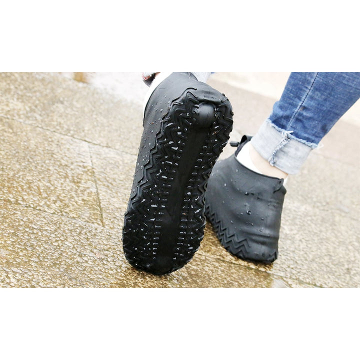 EI Contente Eira Waterproof Silicone Shoe Covers - Black S Image 4