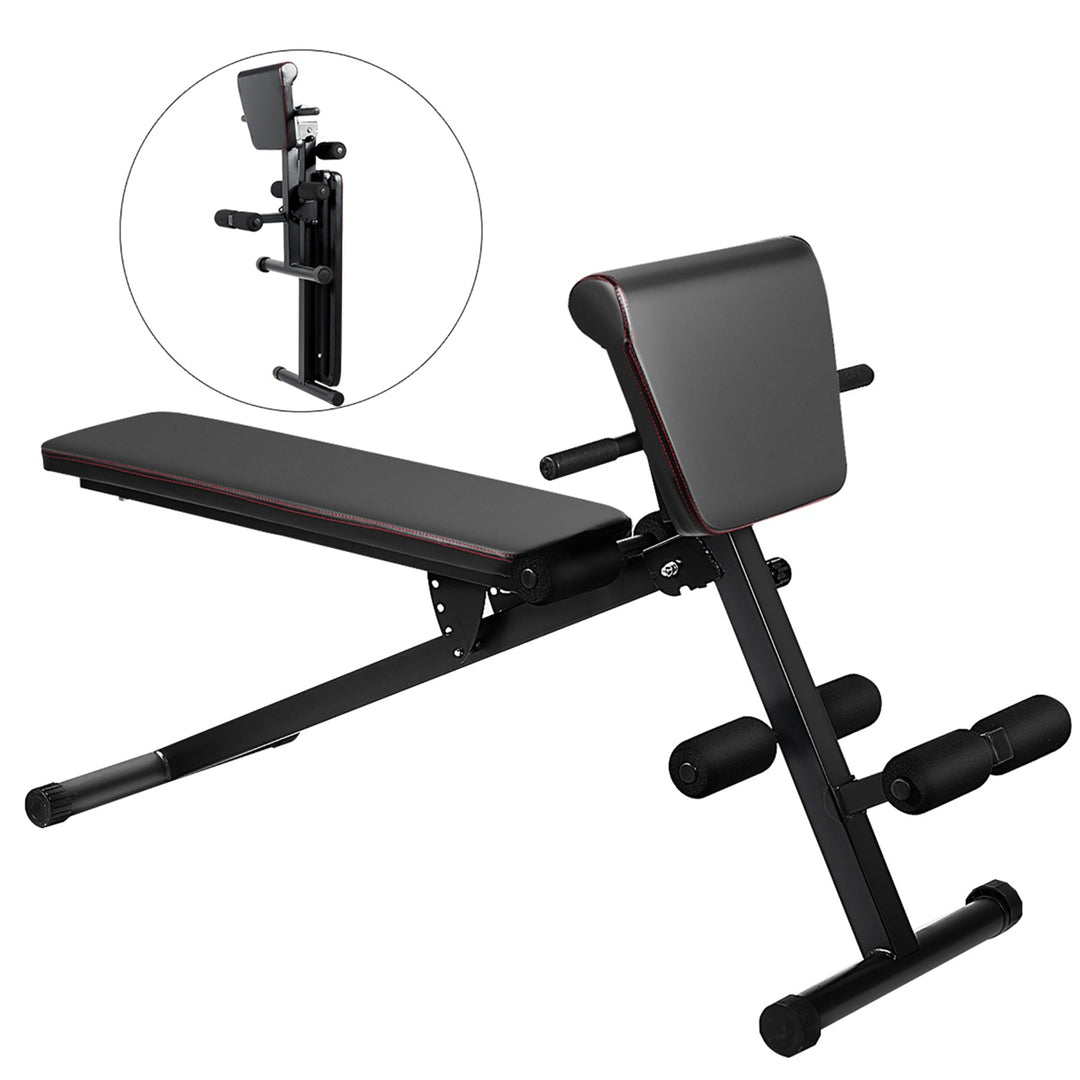 Adjustable Weight Bench Strength Workout Full Body Exercise Image 9