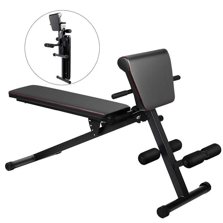 Adjustable Weight Bench Strength Workout Full Body Exercise Image 9