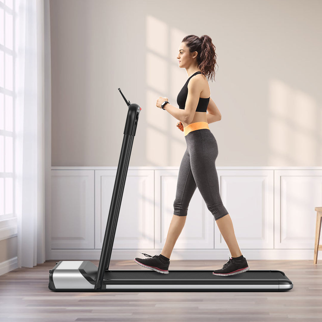 Installation-Free Ultra-Thin Folding Treadmill Exercise Fitness Machine w/5-Layer Image 8