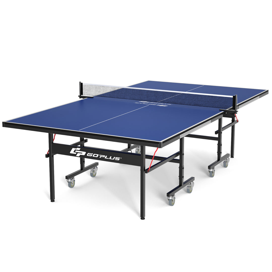 Foldable Professional Table Tennis Table for Indoor/Outdoor Playing Image 1