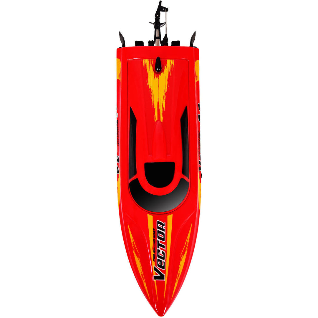 2.4G RC Racing Boat High Speed 30KM/H Brushed RTR Fast Racing Lake Toy Gift Red Image 6