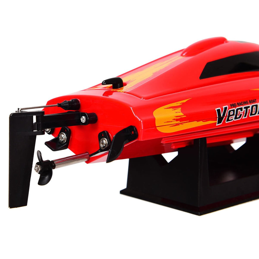 2.4G RC Racing Boat High Speed 30KM/H Brushed RTR Fast Racing Lake Toy Gift Red Image 8