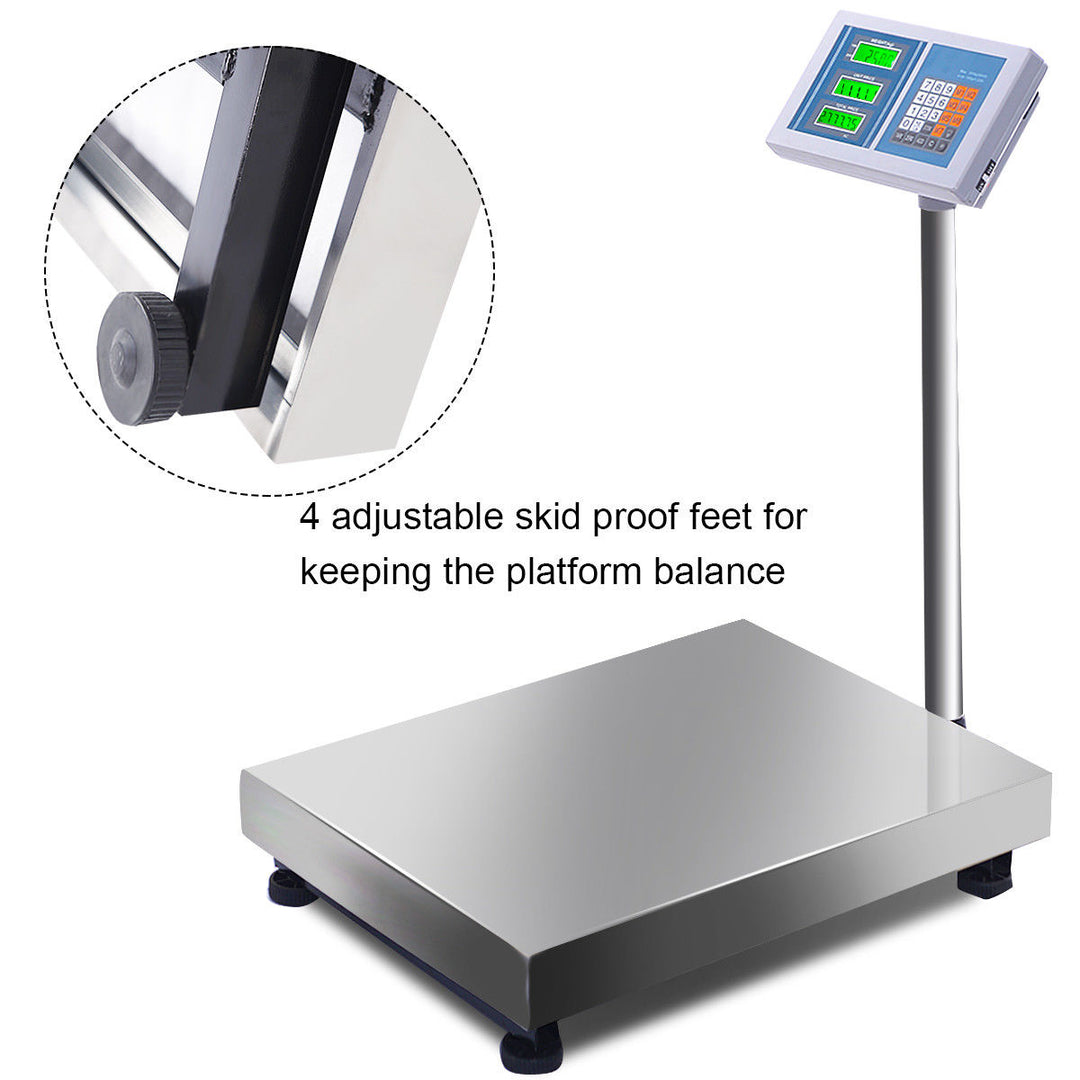 660lbs Weight Computing Digital Floor Platform Scale Postal Shipping Mailing Image 6