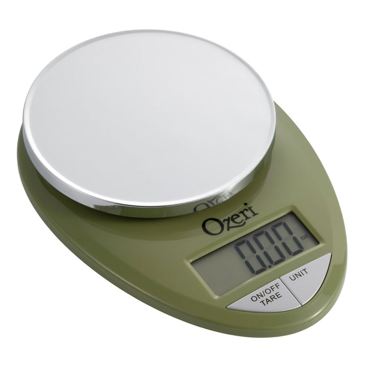 Ozeri Pro Digital Kitchen Food Scale Chrome 0.05 oz to 12 lbs 1g to 5.4kg Image 4