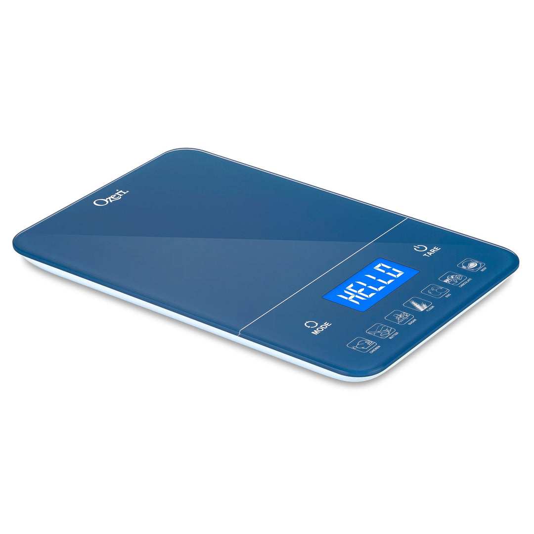 Ozeri Touch III Digital Kitchen Scale 22 lbs Calorie Counter Black Glass Image 1