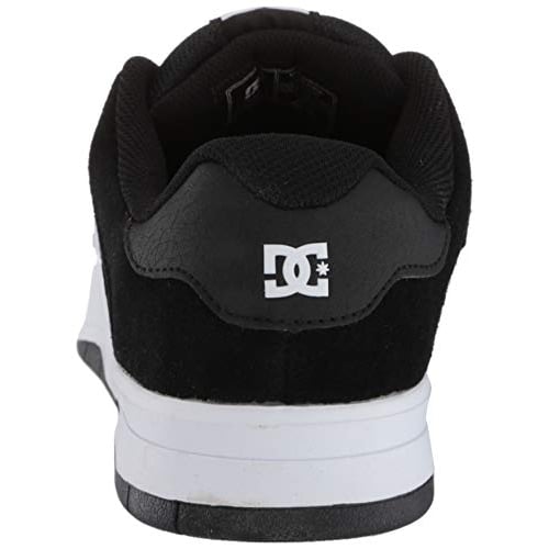 DC Mens Central Skate Shoes Medium BLACK/WHITE Image 3