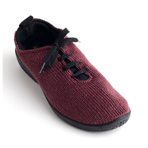 Arcopedico LS Knit Shoe Women Bordeaux 1151-16 Vegan Comfortable Walking Shoes Image 1