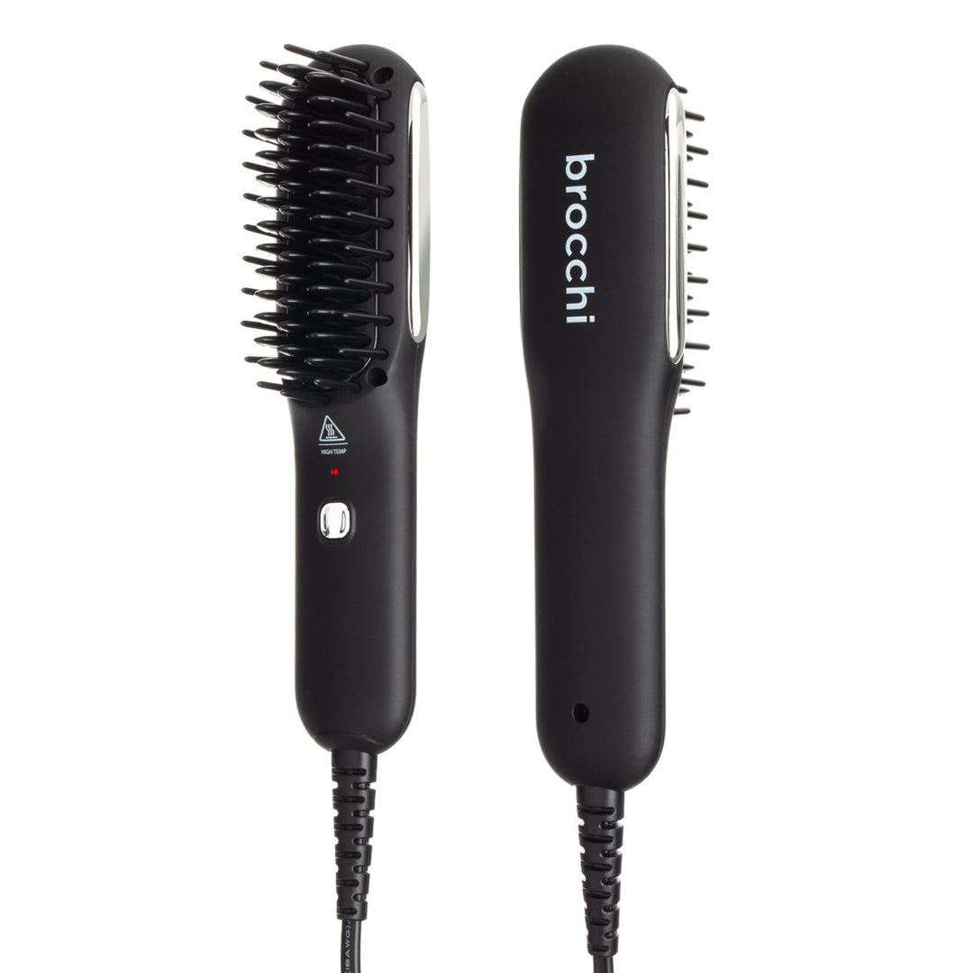 Brocchi LED Styling Straightening Brush for Men Image 2