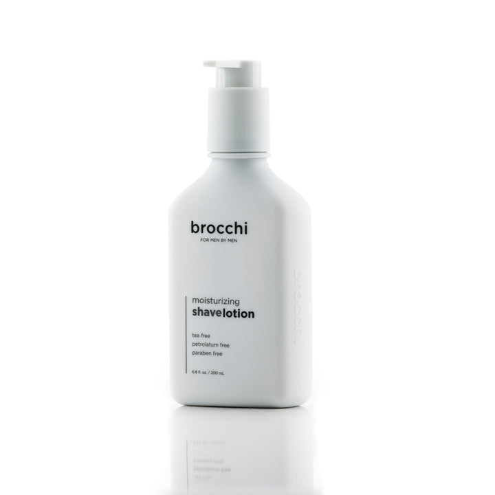 Brocchi Moisturizing Shave Lotion 200ml Argan Oil Hemp Seed Oil Hydrating Cream Image 1