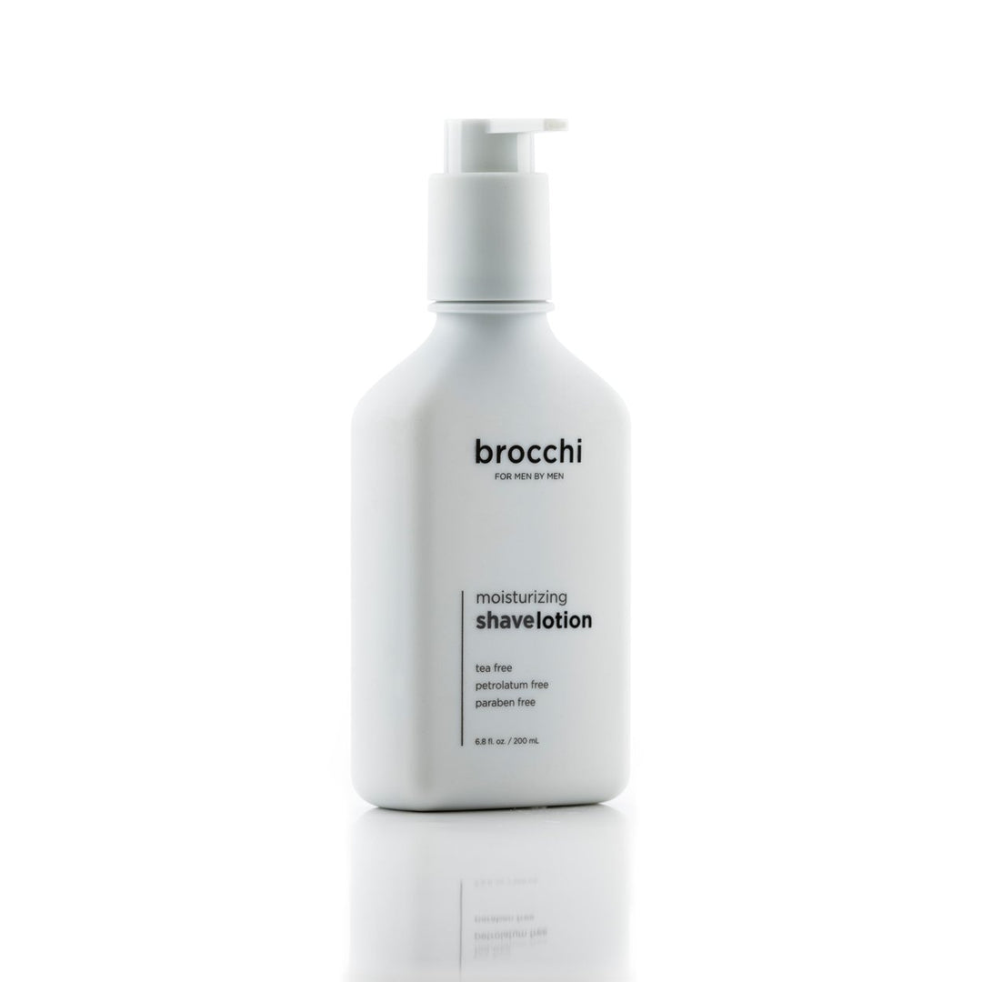 Brocchi Moisturizing Shave Lotion 200ml Argan Oil Hemp Seed Oil Hydrating Cream Image 2