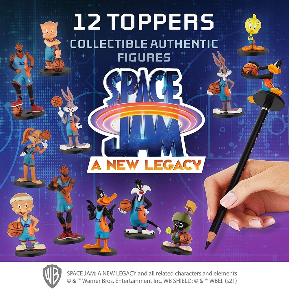 Space Jam A  Legacy Pencil Toppers 12pk Movie Characters Deluxe Box Set PMI International Image 2