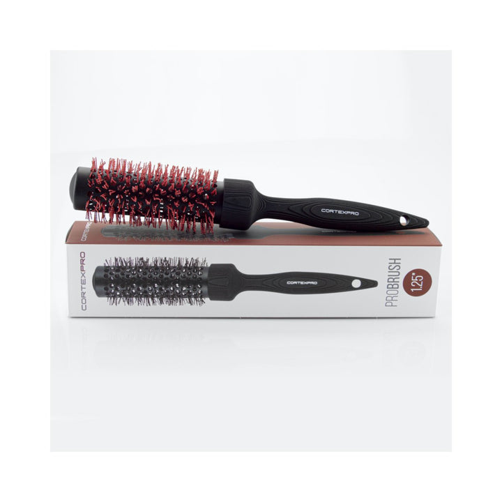 CortexPro 1.25" Color Changing Thermal Round Brush Black Professional Tool Image 2