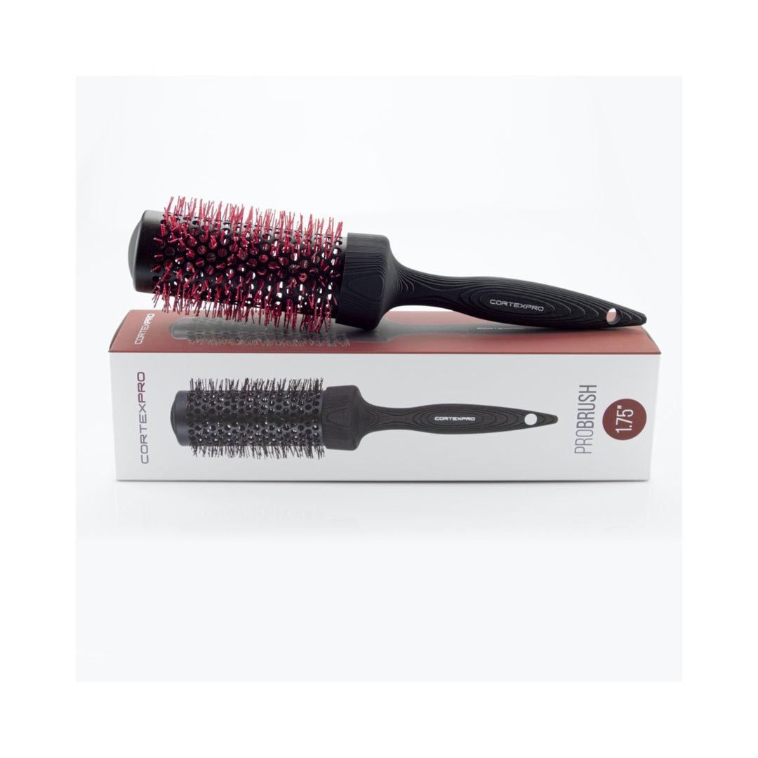 CortexPro Round Brush 1.75 Inch Color Changing Black Thermal Salon Tool Image 2