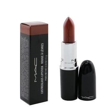 MAC Lustreglass Lipstick -  543 Posh Pit (Warm Rose Brown Nude) 3g/0.1oz Image 1