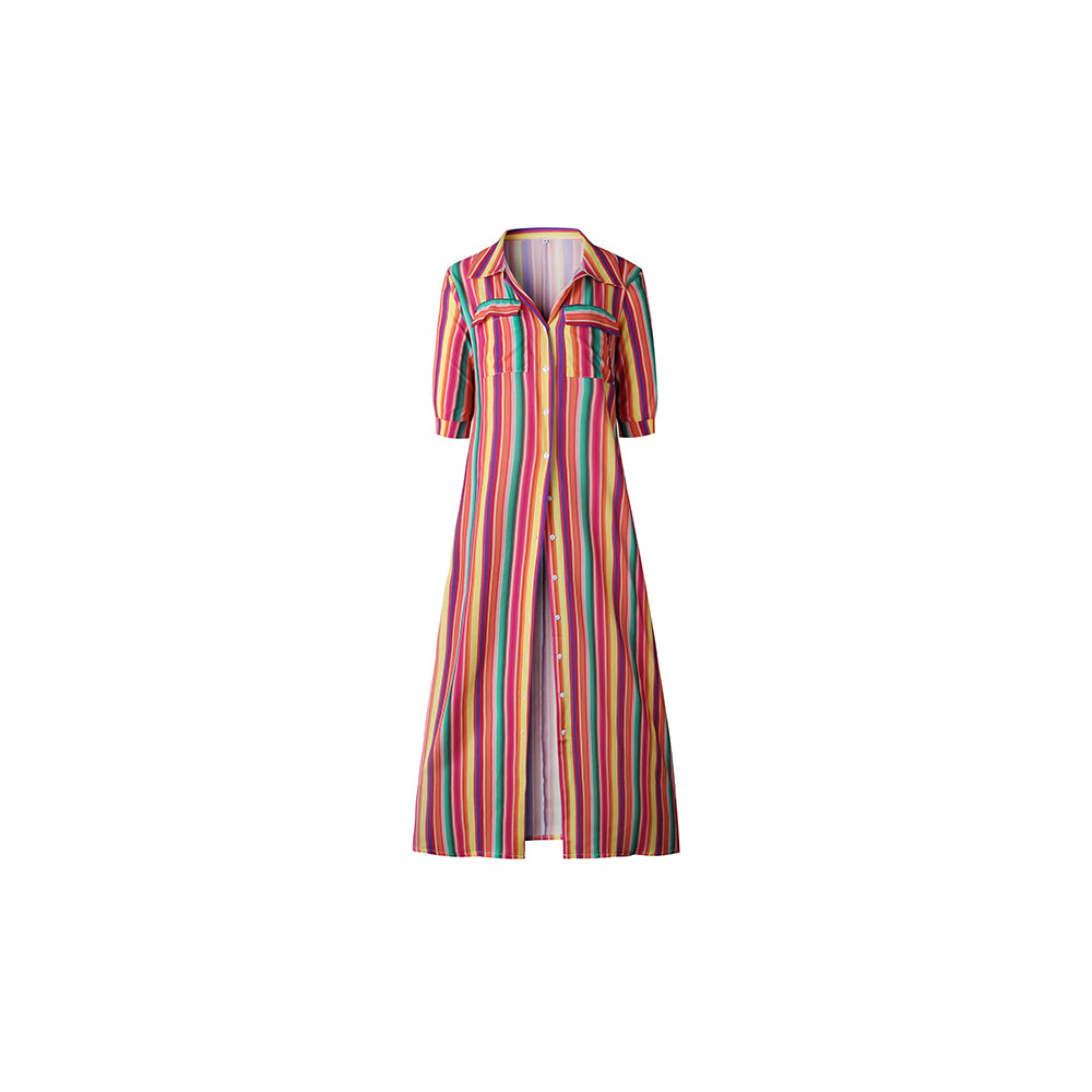 EI Contente Enrica Maxi Shirt Dress - M Image 4