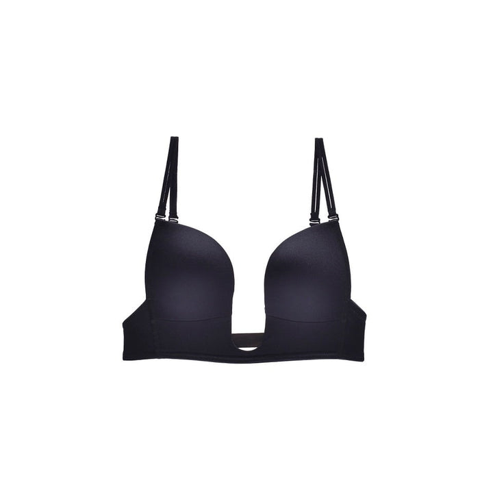 EI Contente Cloe Plung Deep U Cut Bra-Black UK40C/EU90C Image 2