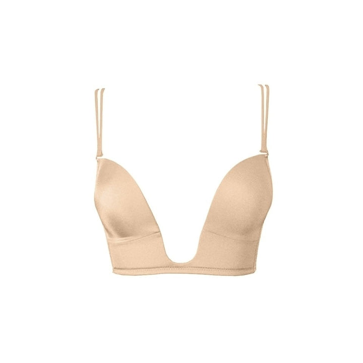 EI Contente Cloe Plung Deep U Cut Bra-Nude UK38B/EU85B Image 1