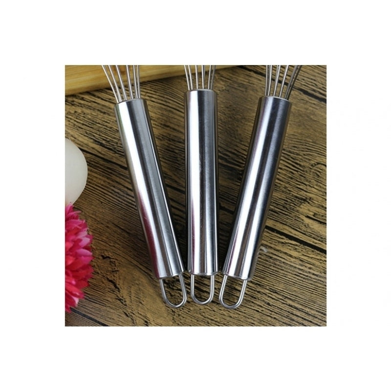 EI Contente Set of 3 Stainless Steel Whisks Image 2