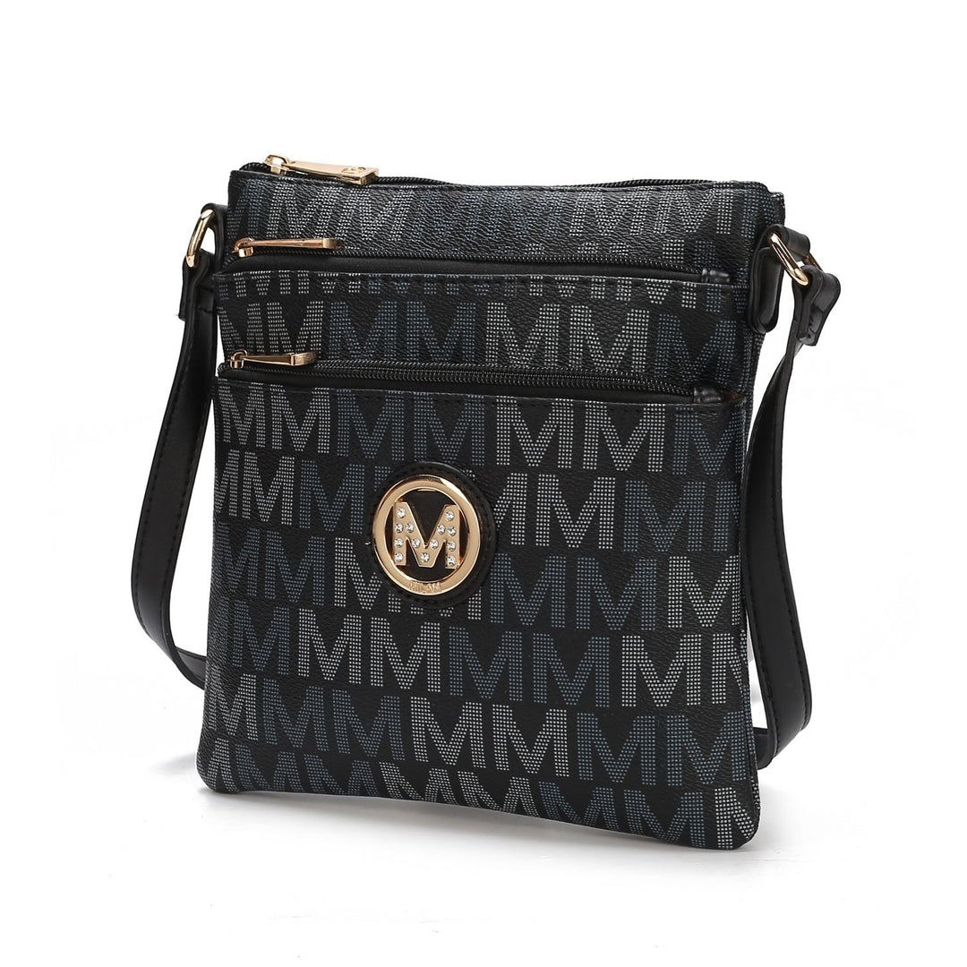 MKF Collection Lemuel Multi-Functional Shoulder Bag M Signature Crossbody Handbag by Mia K. Image 3