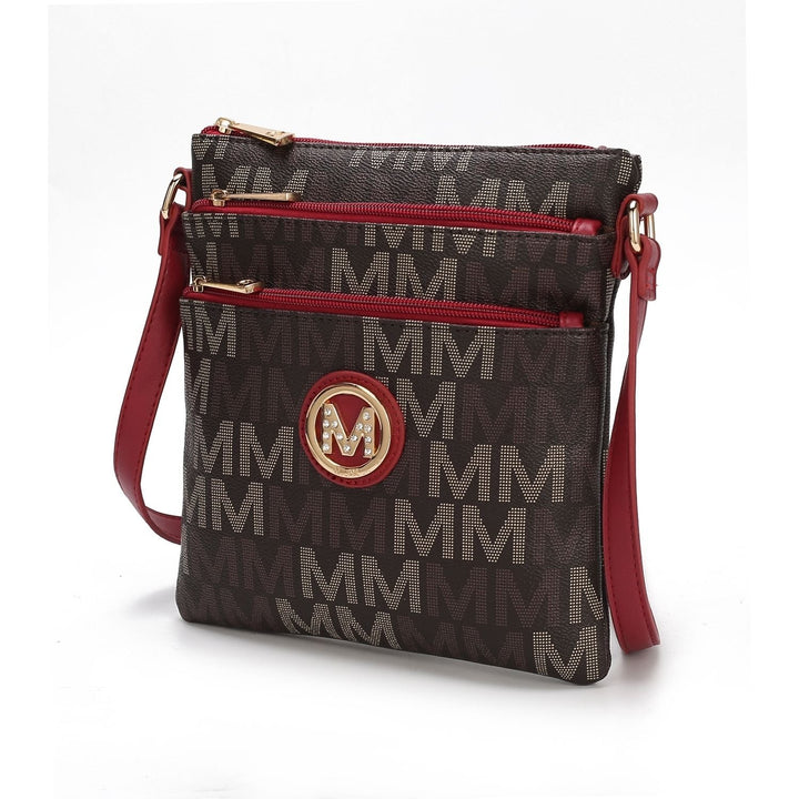 MKF Collection Lemuel M Signature Crossbody Handbag by Mia K. Image 6