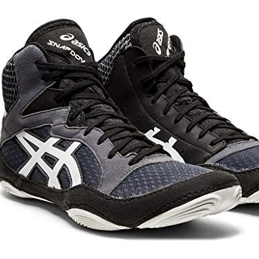 ASICS Mens Snapdown 3 Wrestling Shoes Medium CARRIER GREY/WHITE Image 2