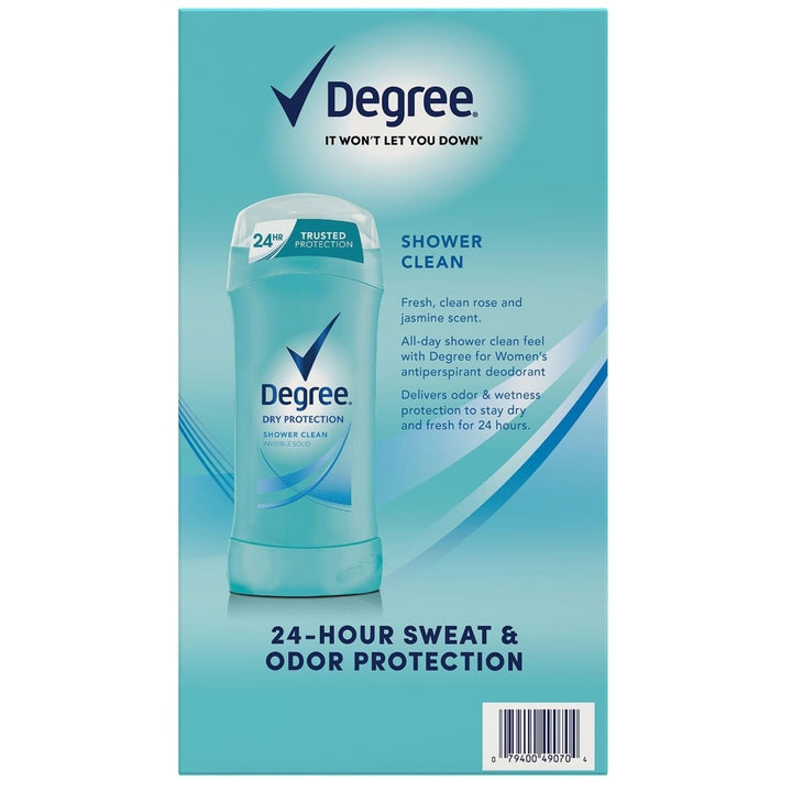 Degree Antiperspirant Deodorant Shower Clean 2.6 Ounce (Pack of 5) Image 2