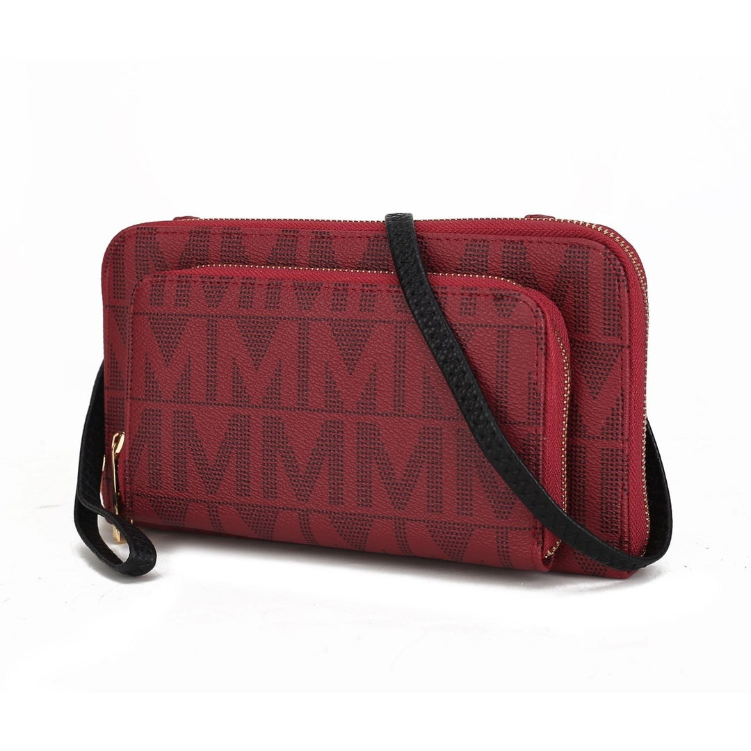 MKF Collection Dilma Wallet Smartphone Convertible Multi-Functional Crossbody Handbag by Mia K Image 4