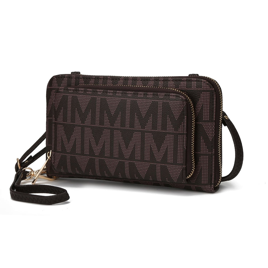 MKF Collection Dilma Wallet Smartphone Convertible Multi-Functional Crossbody Handbag by Mia K Image 4