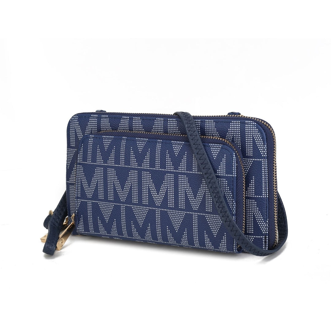 MKF Collection Dilma Wallet Smartphone Convertible Multi-Functional Crossbody Handbag by Mia K Image 7