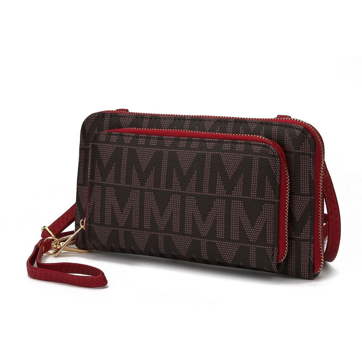 MKF Collection Dilma Wallet Smartphone Convertible Multi-Functional Crossbody Handbag by Mia K Image 8