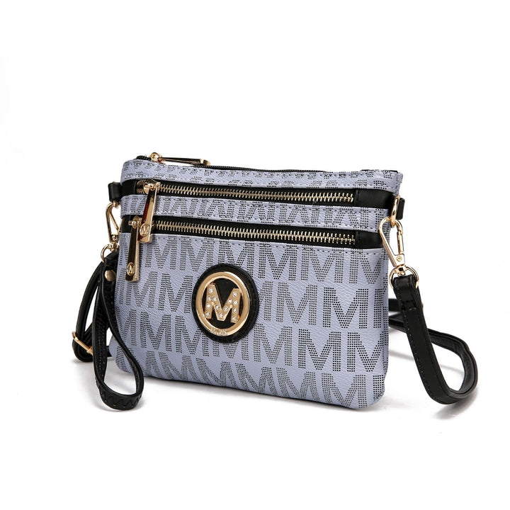 MKF Collection Helen Womens Crossbody Bag Signature Wristlet Handbag by Mia K. Image 6