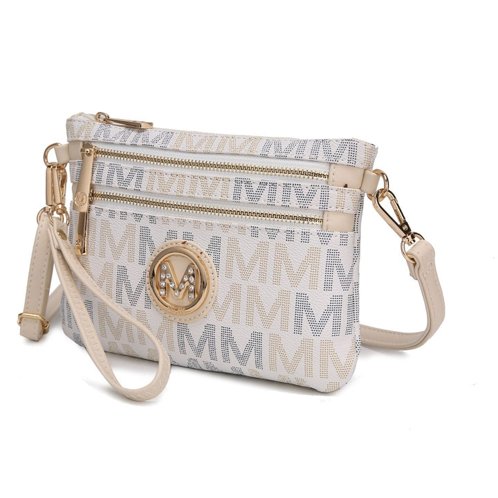 MKF Collection Helen Womens Crossbody Bag Signature Wristlet Handbag by Mia K. Image 8