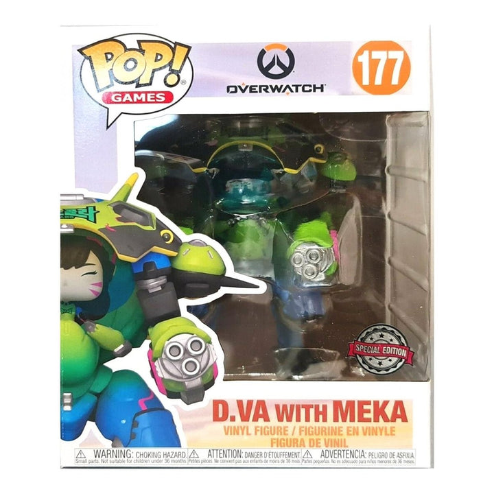 Funko Overwatch D.Va Meka Super Sized 6" Nano Cola Pop Figure Collectible Image 2