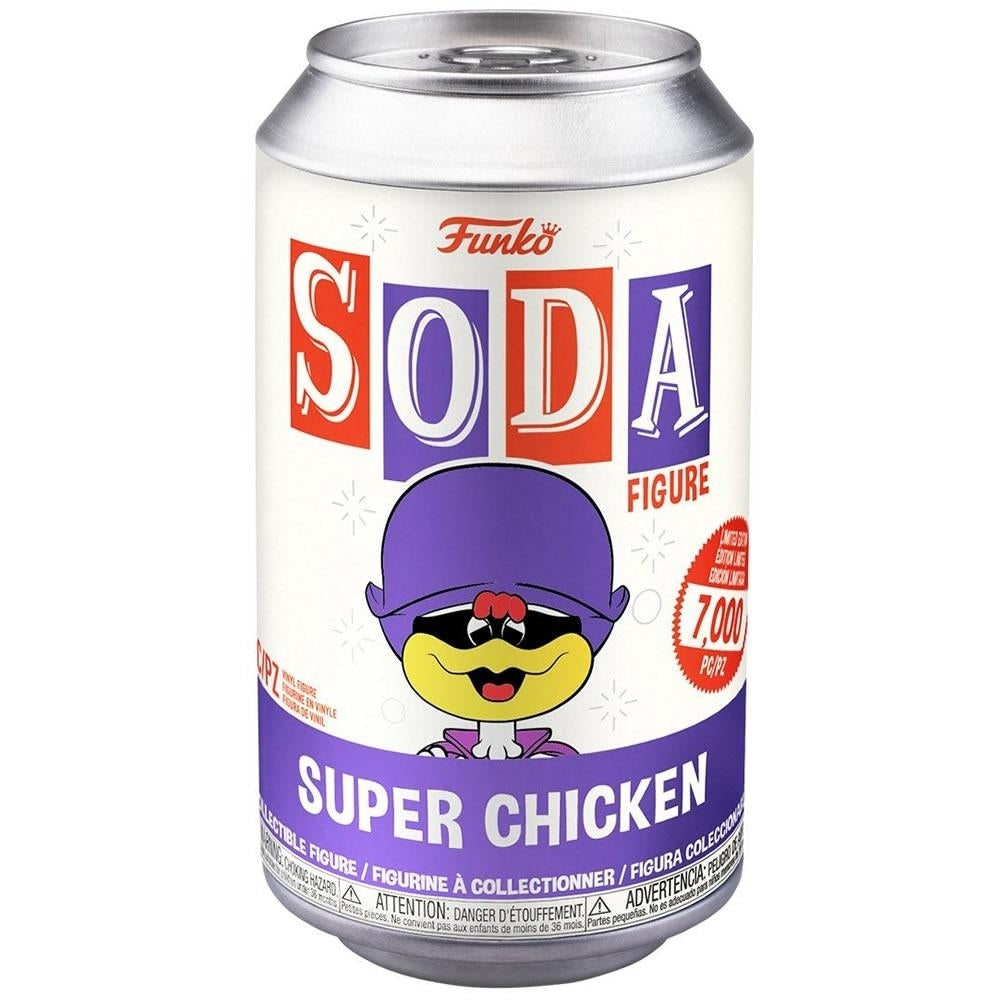 Funko Soda Super Chicken Limited Edition Retro Cartoon Vinyl Figure Collectible Image 1