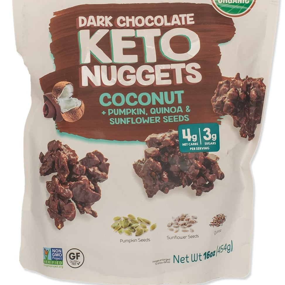 Innofoods Dark Chocolate Keto Nuggets16 Ounce Image 1