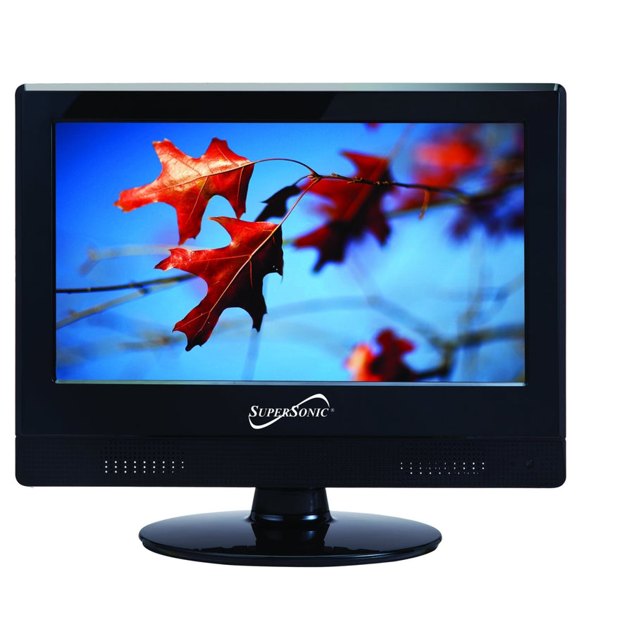 13.3" Supersonic 12 Volt ACDC Widescreen LED HDTV with USB and HDMI (SC-1311) Image 1