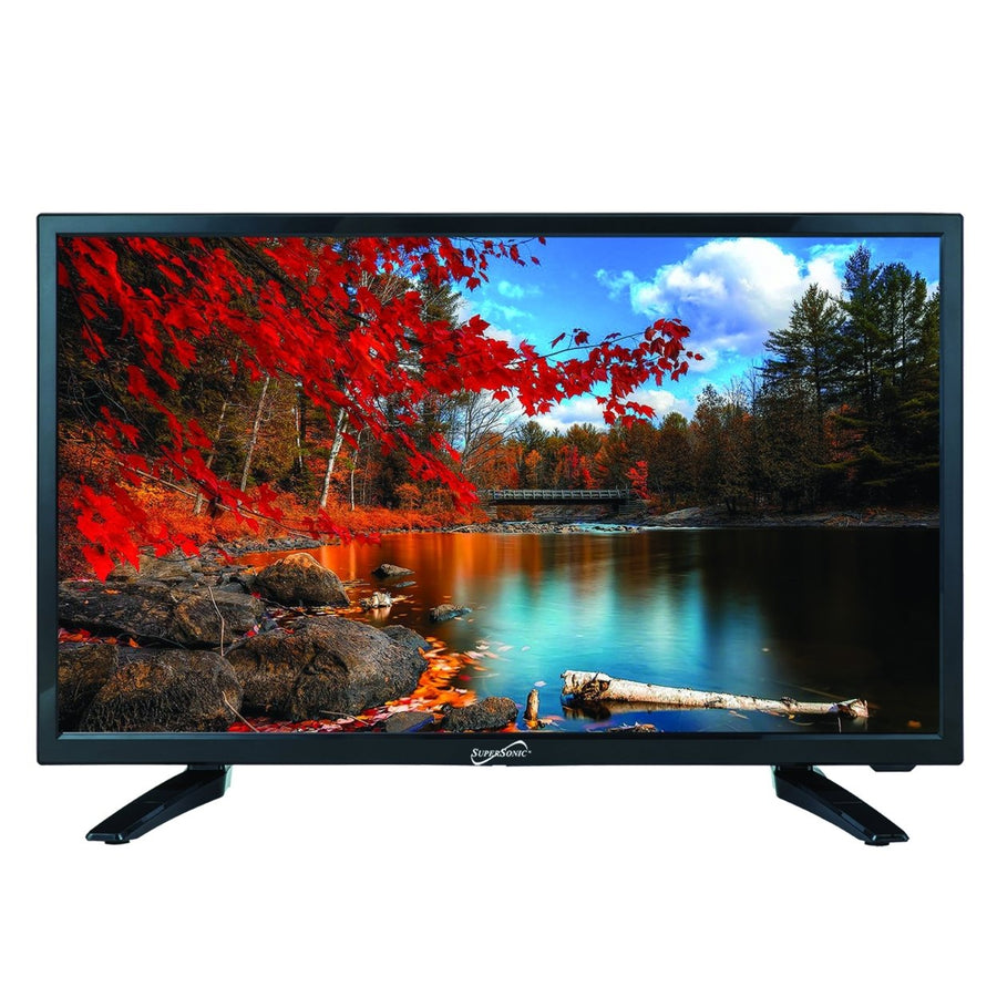22" Supersonic 12 Volt ACDC Widescreen LED HDTV with USB and HDMI (SC-2211) Image 1