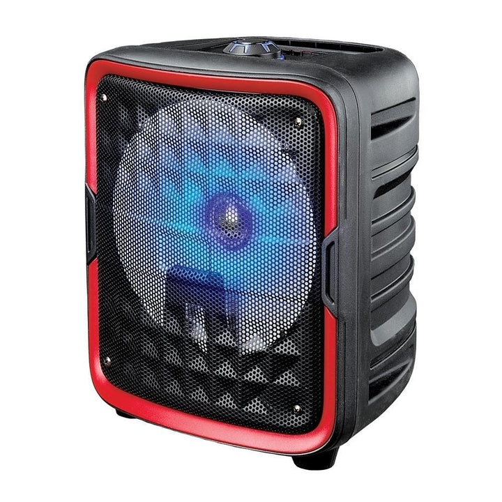 8 Inch Bluetooth Speaker True Wireless TWS IQ-6608DJBT Black Blue Red Image 4