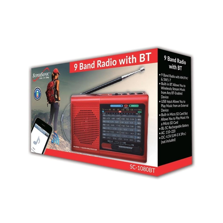 9 Band Radio With Bluetooth (SC-1080BT) Image 6