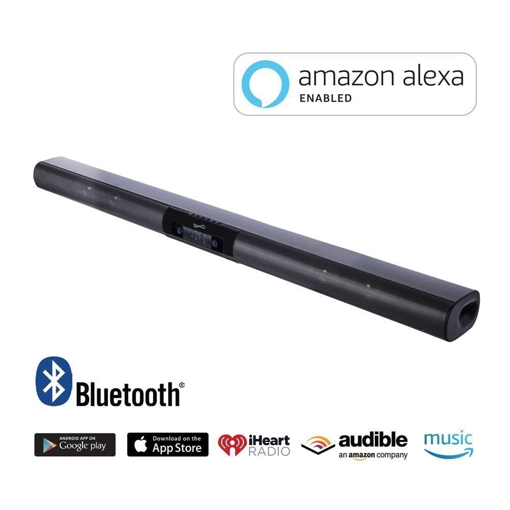 Supersonic 37" Premium Optical Bluetooth SoundBar System with Voice Control (SC-1419SBA) Image 2