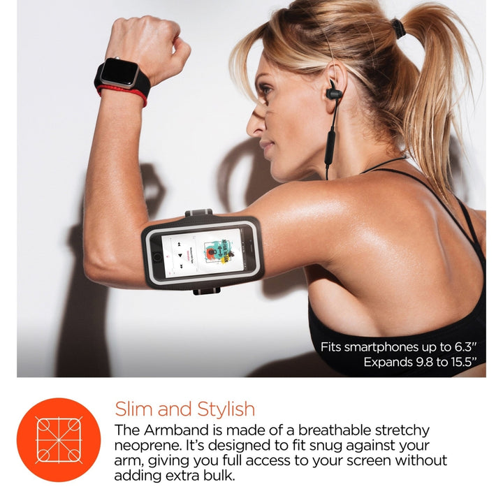 HyperGear ActiveGear Wireless Earphones + Sports Armband (PHONESBAND-PRNT) Image 7
