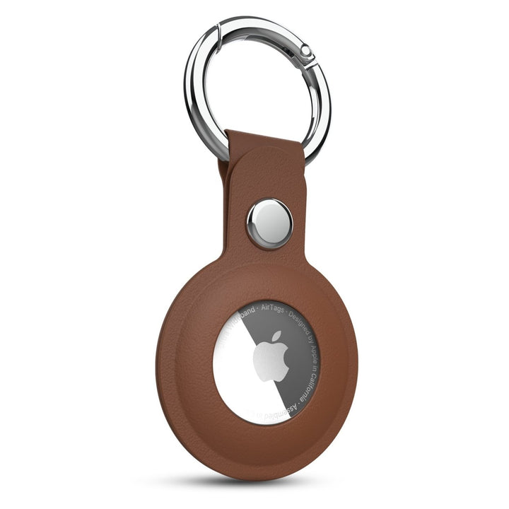 HyperGear AirCover Vegan Leather Keyring for AirTags Image 1