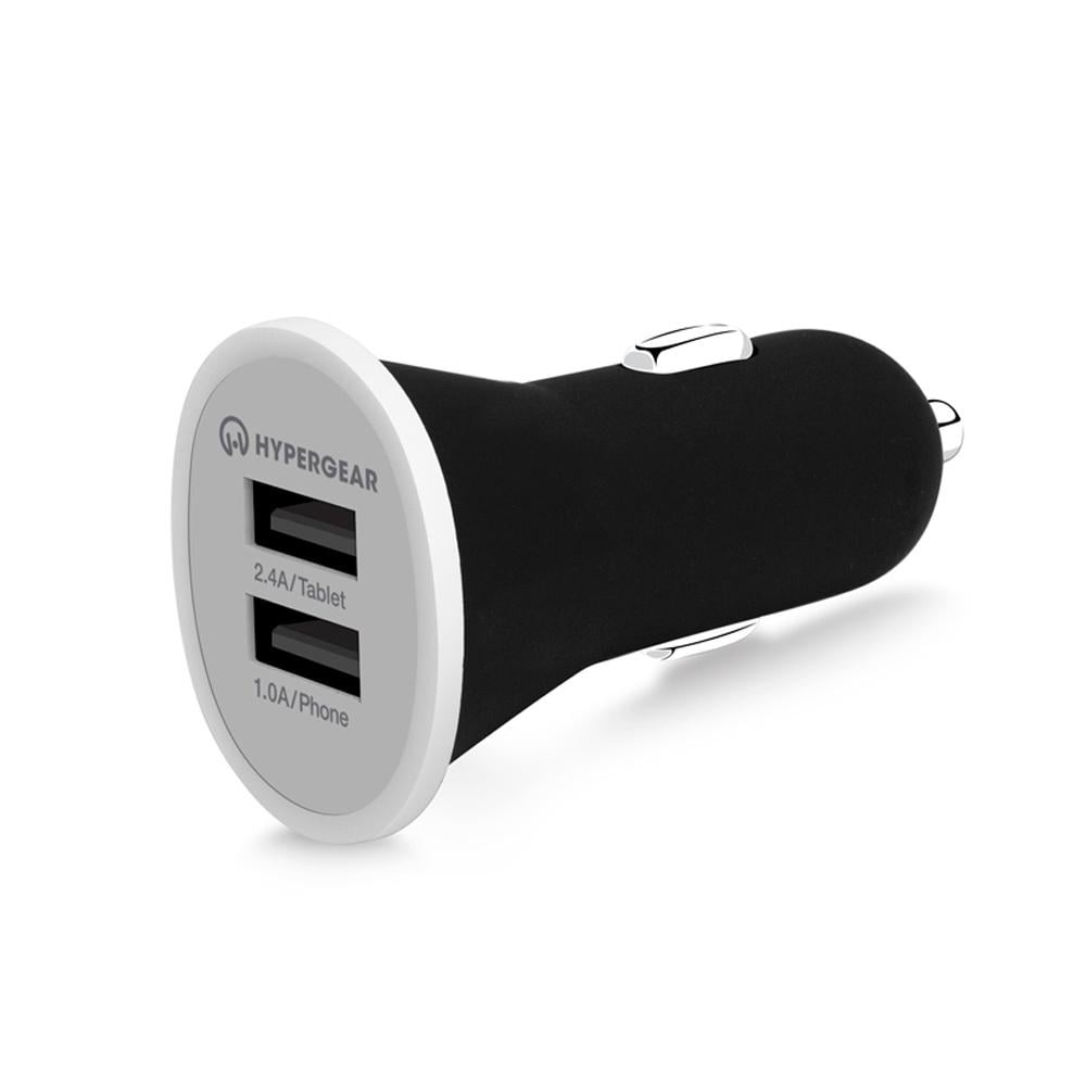 HyperGear Dual USB 2.4A Rubberized Vehicle Charger Gen-2 Image 4