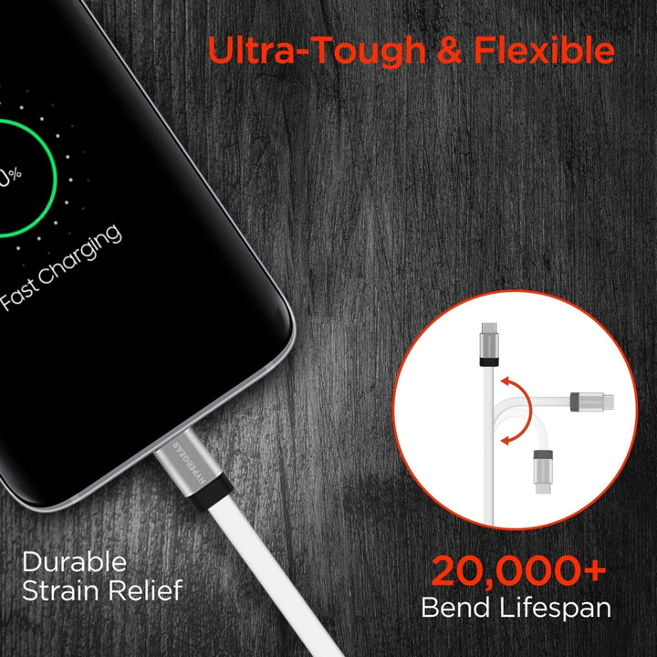 HyperGear Flexi USB-C to USB-C Flat Cable 6ft Image 6