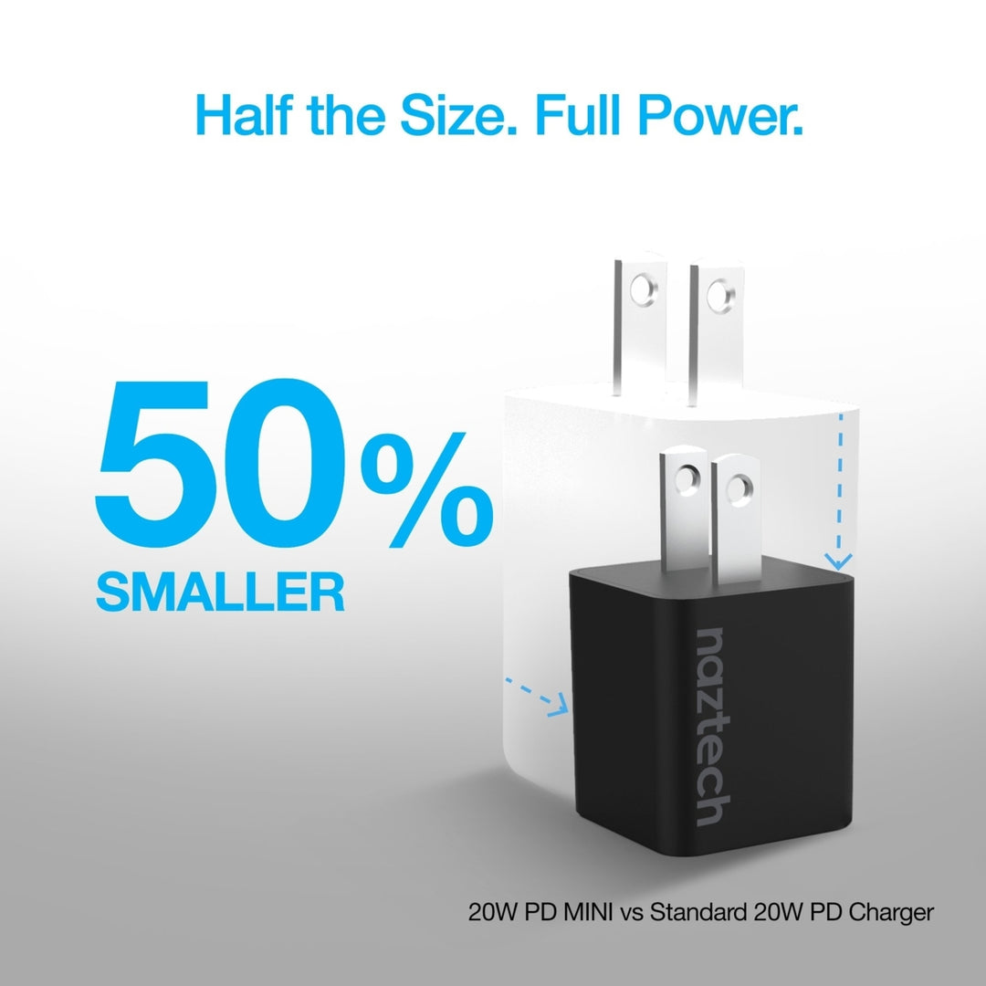 Naztech 20W PD Mini Fast Wall Charger Image 4