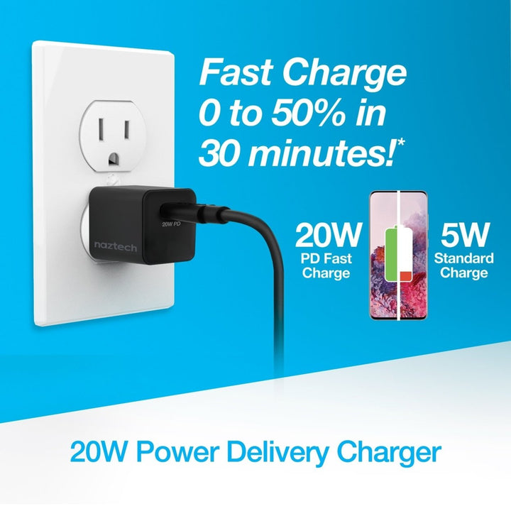 Naztech 20W PD Mini Fast Wall Charger Image 6