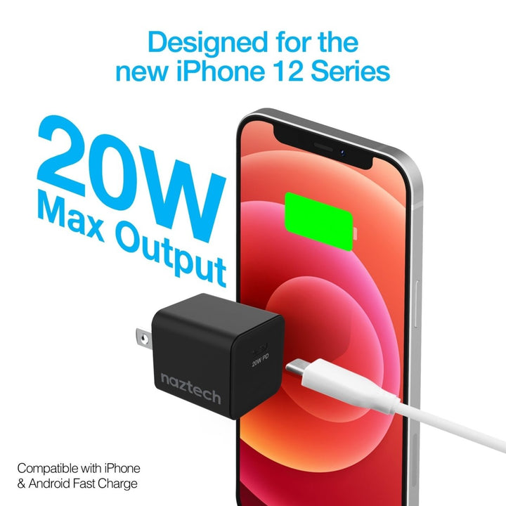 Naztech 20W PD Mini Fast Wall Charger Image 7