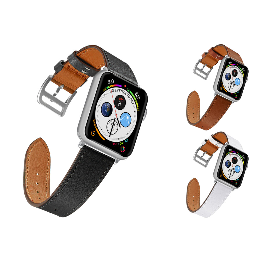 Naztech Leather Band for Apple Watch 38 and 40mm (LEATHER38-PRNT) Image 1