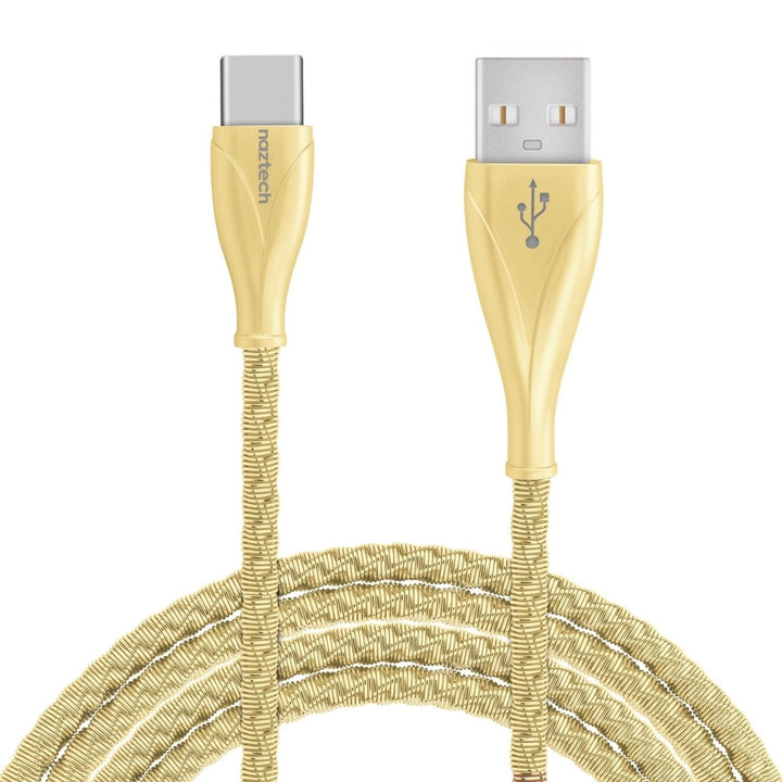 Naztech Elite Series USB-C to USB-A Metal Cable 4ft Image 1